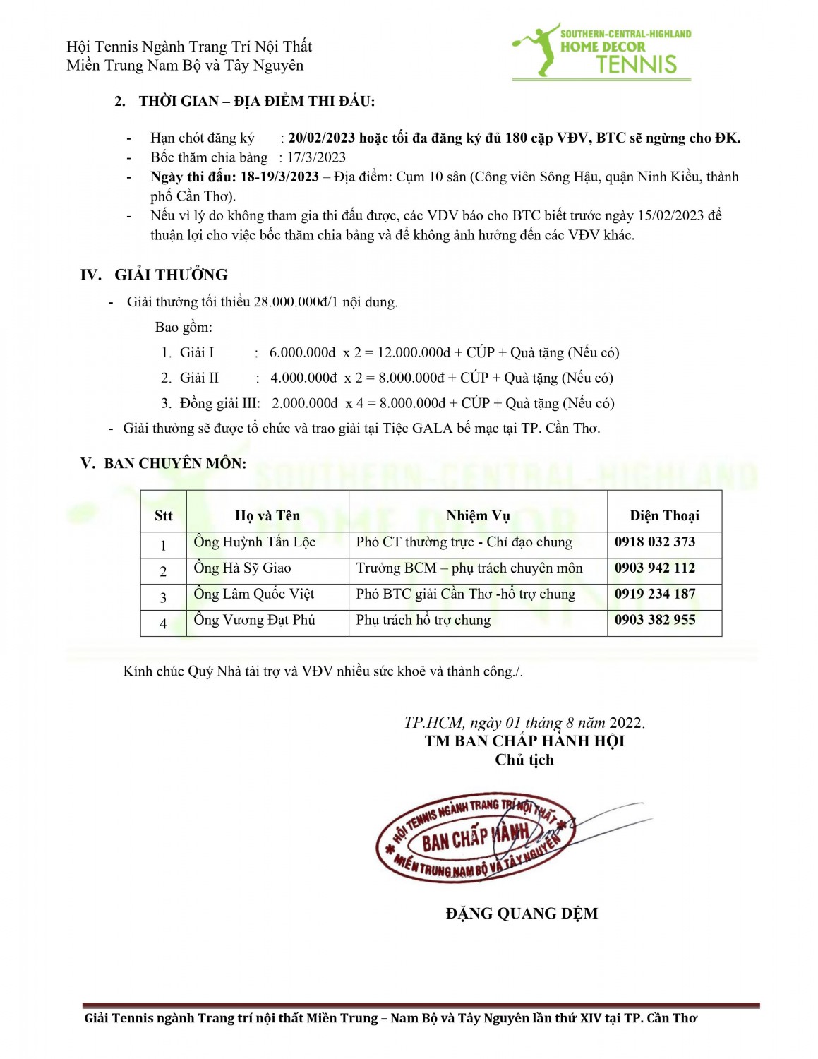 ĐIỀU LỆ GIẢI CẦN THƠ 2023 FINAL vs4 3